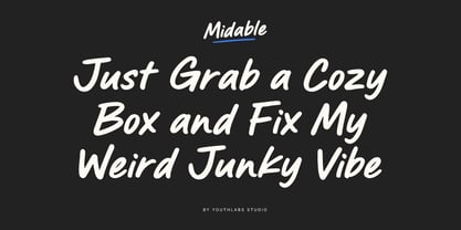 Midable Font Poster 2