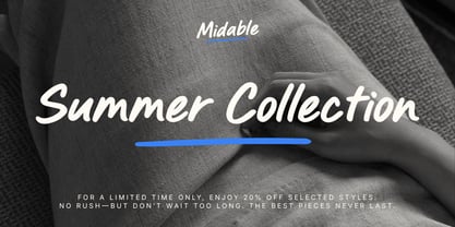 Midable Font Poster 4