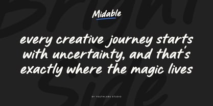 Midable Font Poster 3