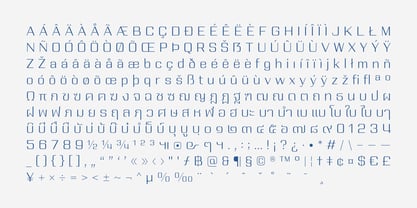 Yuenyong Loopless Font Poster 6