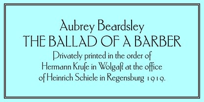 Ehmcke Elegance Font Poster 2