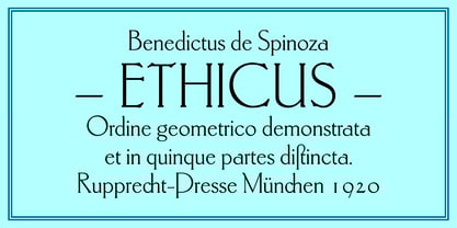 Ehmcke Elegance Font Poster 3