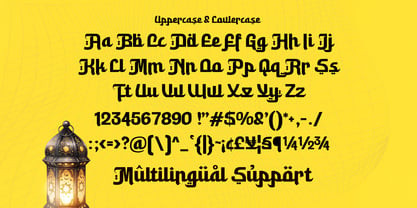 Rahila Arabic Font Poster 2