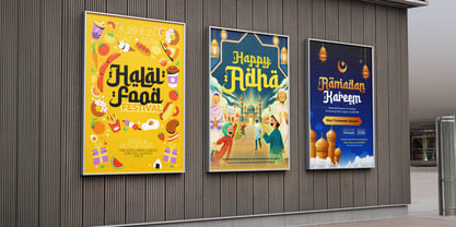 Rahila Arabic Font Poster 7