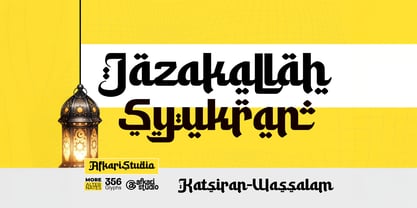 Rahila Arabic Font Poster 11