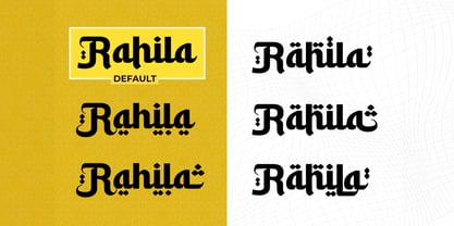 Rahila Arabic Font Poster 3