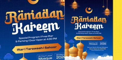 Rahila Arabic Font Poster 10