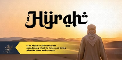 Rahila Arabic Font Poster 8