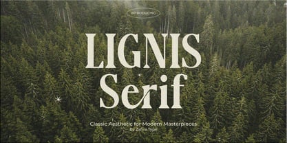 Lignis Font Poster 1