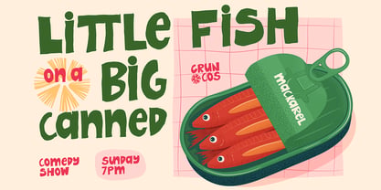 Cruncos Font Poster 3