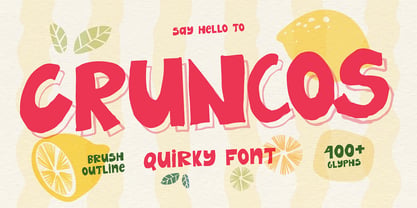 Cruncos Font Poster 1