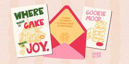 Cruncos Font Poster 7