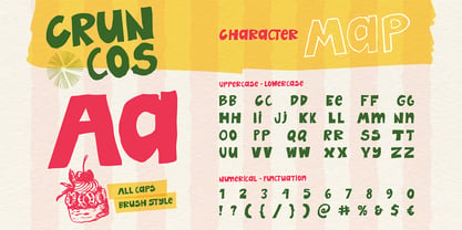Cruncos Font Poster 2