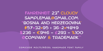 Comicode Font Poster 9