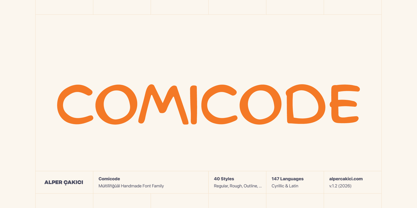 Comicode Font Poster 1