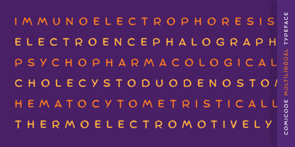 Comicode Font Poster 4