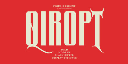 MC Qiropt Font Poster 1