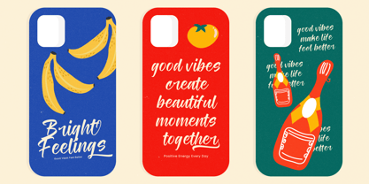 Tomato Balance Font Poster 3