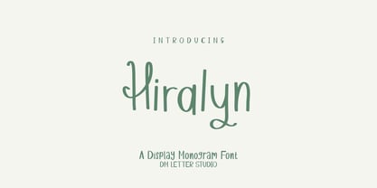 Hiralyn Font Poster 1