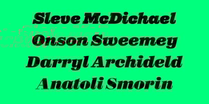 Reckham Font Poster 7