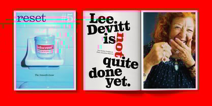 Reckham Font Poster 4