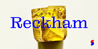 Reckham Font Poster 1