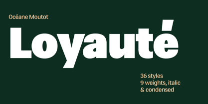 Loyaute Font Poster 1