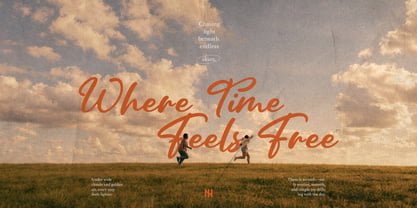 Dignetta Script Font Poster 7