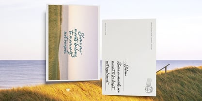 Dignetta Script Font Poster 9