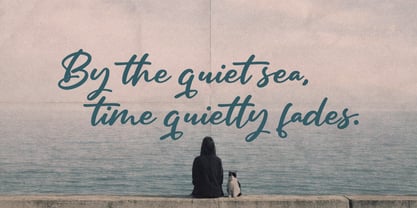 Dignetta Script Font Poster 4