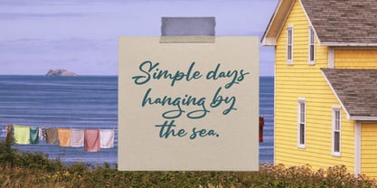 Dignetta Script Font Poster 6