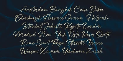 Simsatigan Font Poster 9