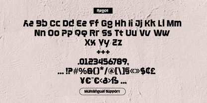 Ragot Font Poster 8