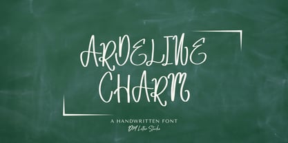 Ardeline Charm Font Poster 1