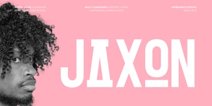 Jaxon Display Font Poster 1