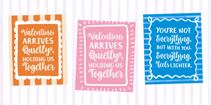 Romantica Manilla Font Poster 4