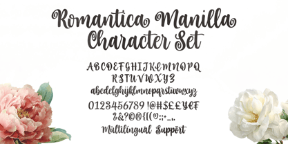 Romantica Manilla Font Poster 8