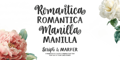 Romantica Manilla Font Poster 1