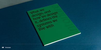 Intonare Font Poster 4