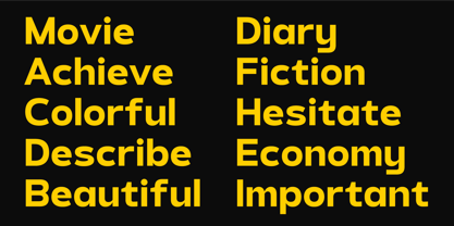 Derusans Font Poster 8