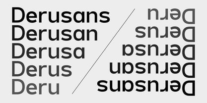 Derusans Font Poster 5