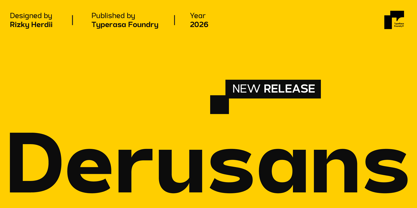 Derusans Font Poster 1