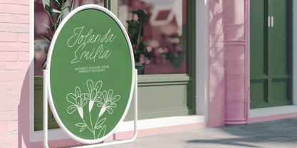 Jesica Floral Font Poster 9
