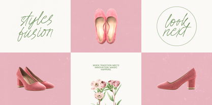 Jesica Floral Font Poster 8