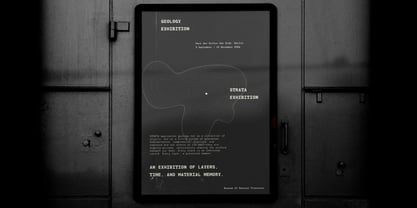 TRT Typeport Mono Font Poster 8