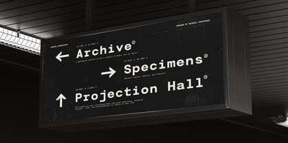 TRT Typeport Mono Font Poster 10