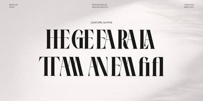 Moravine Font Poster 8