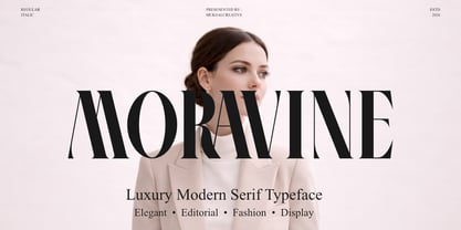 Moravine Font Poster 1