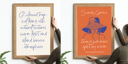 Salt Waves Font Poster 7