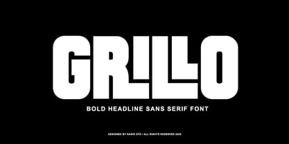 Grillo Font Poster 1